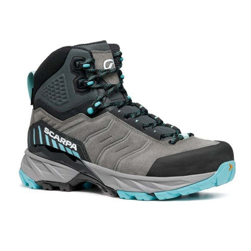 SCARPA RUSH TREK GTX WOMEN'S HIKING BOOTS MIDGRAY-AQUA