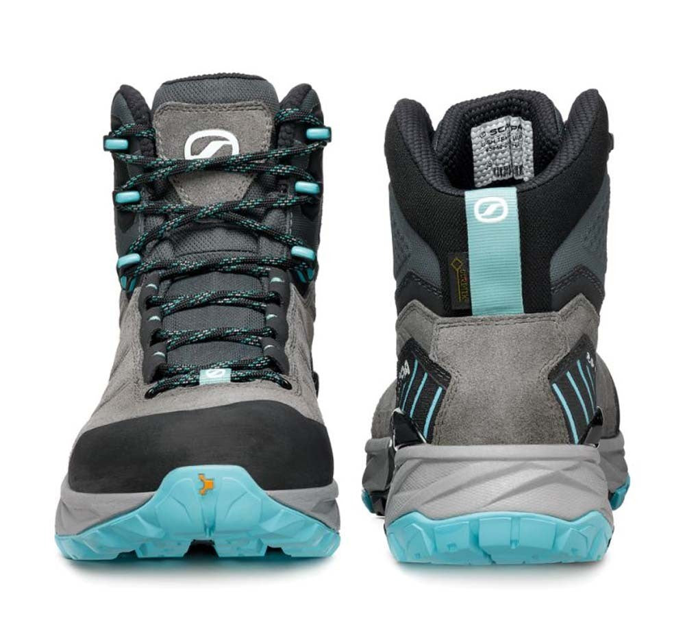 SCARPA RUSH TREK GTX WOMEN'S HIKING BOOTS MIDGRAY-AQUA