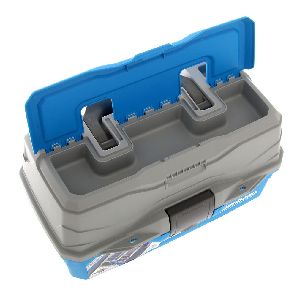 FLAMBEAU 2 TRAY TACKLE BOX BLUE