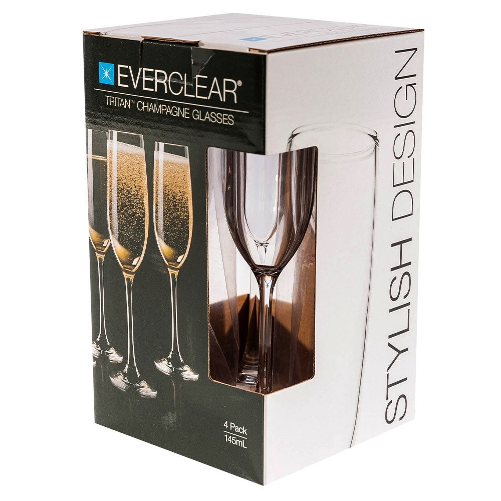 TRITAN CHAMPAGNE FLUTE 145 ML 4 PACK