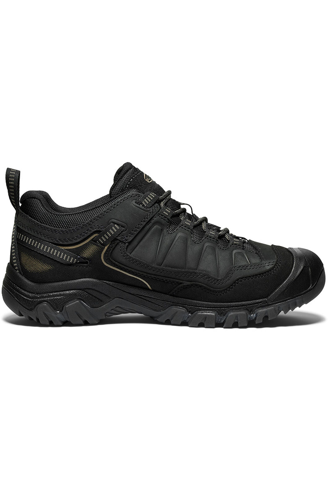 MENS TARGHEE IV WATERPROOF HIKING SHOE TRIPLE BLACK