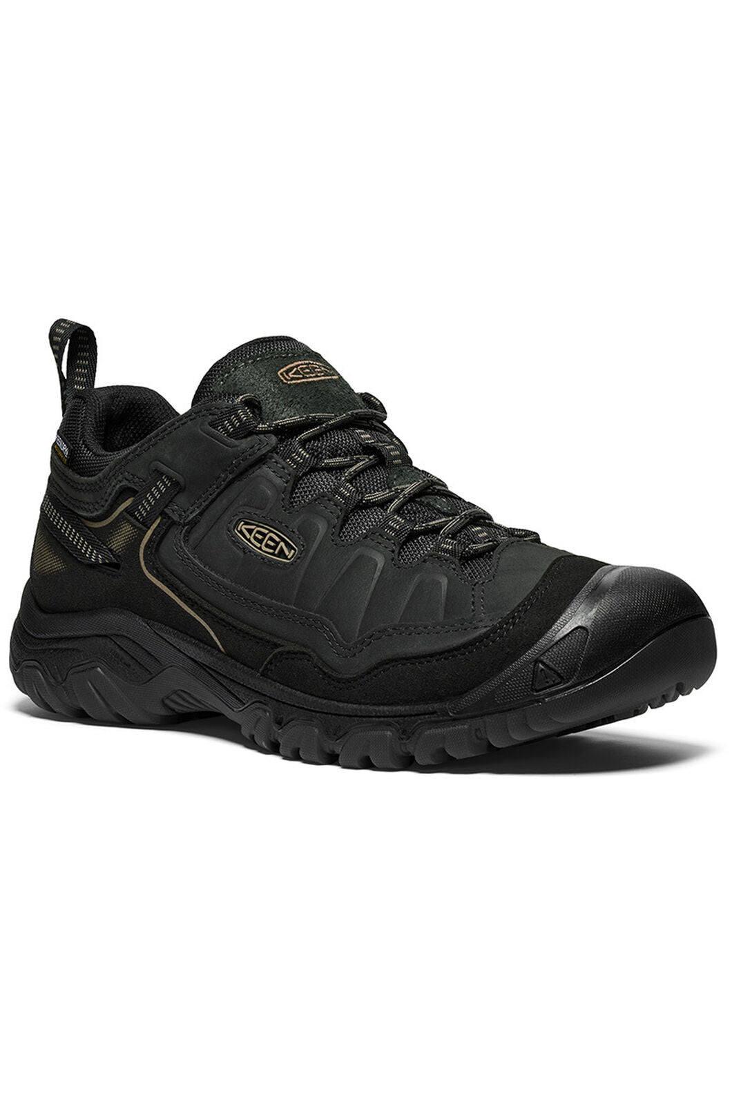 MENS TARGHEE IV WATERPROOF HIKING SHOE TRIPLE BLACK