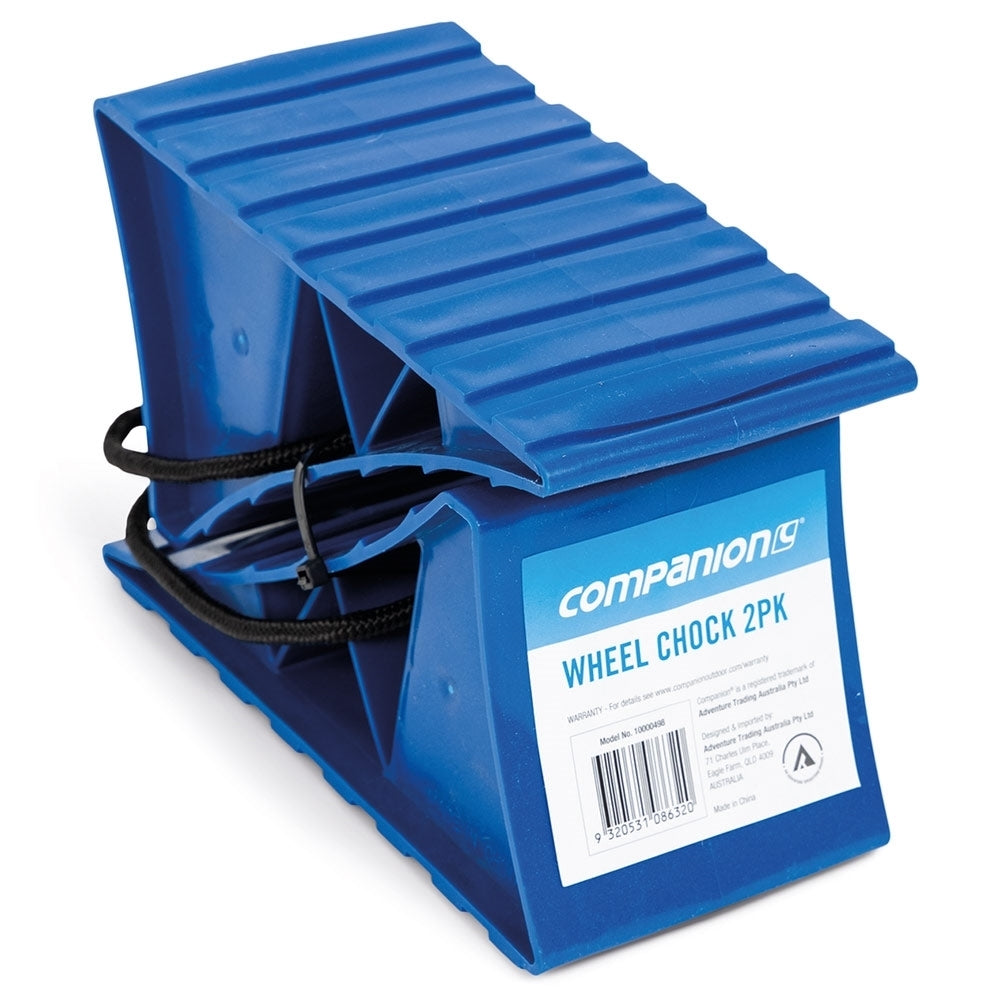 COMPANION CARAVAN WHEEL CHOCK 2 PACK