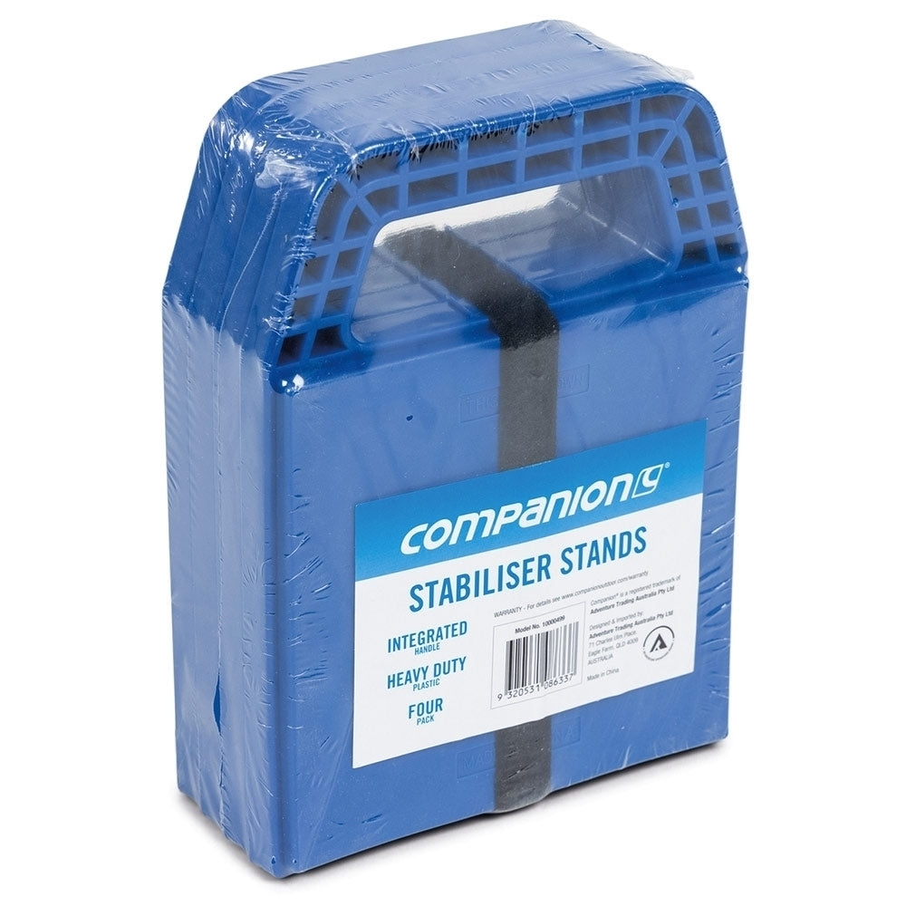 COMPANION CARAVAN STABILISER STAND BASE 4 PACK