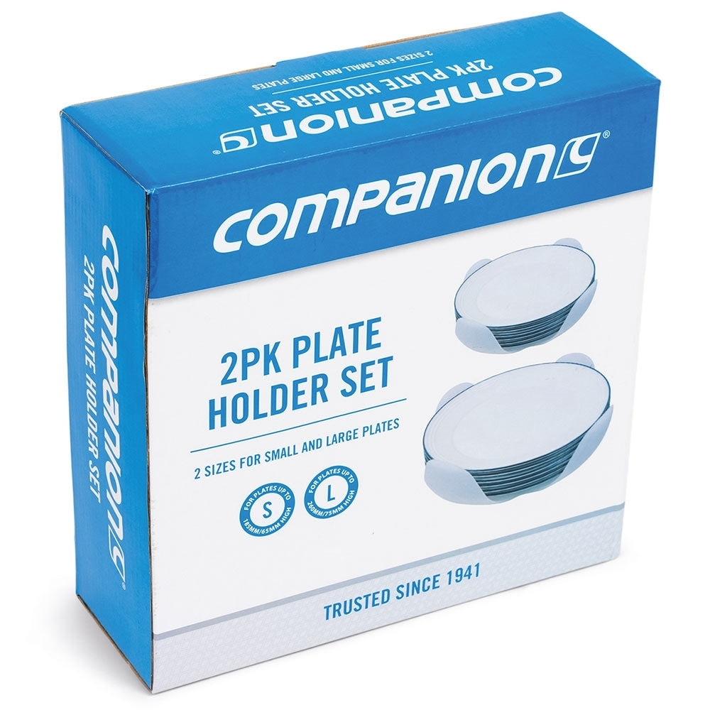 COMPANION CARAVAN PLATE HOLDER SET 2 PACK