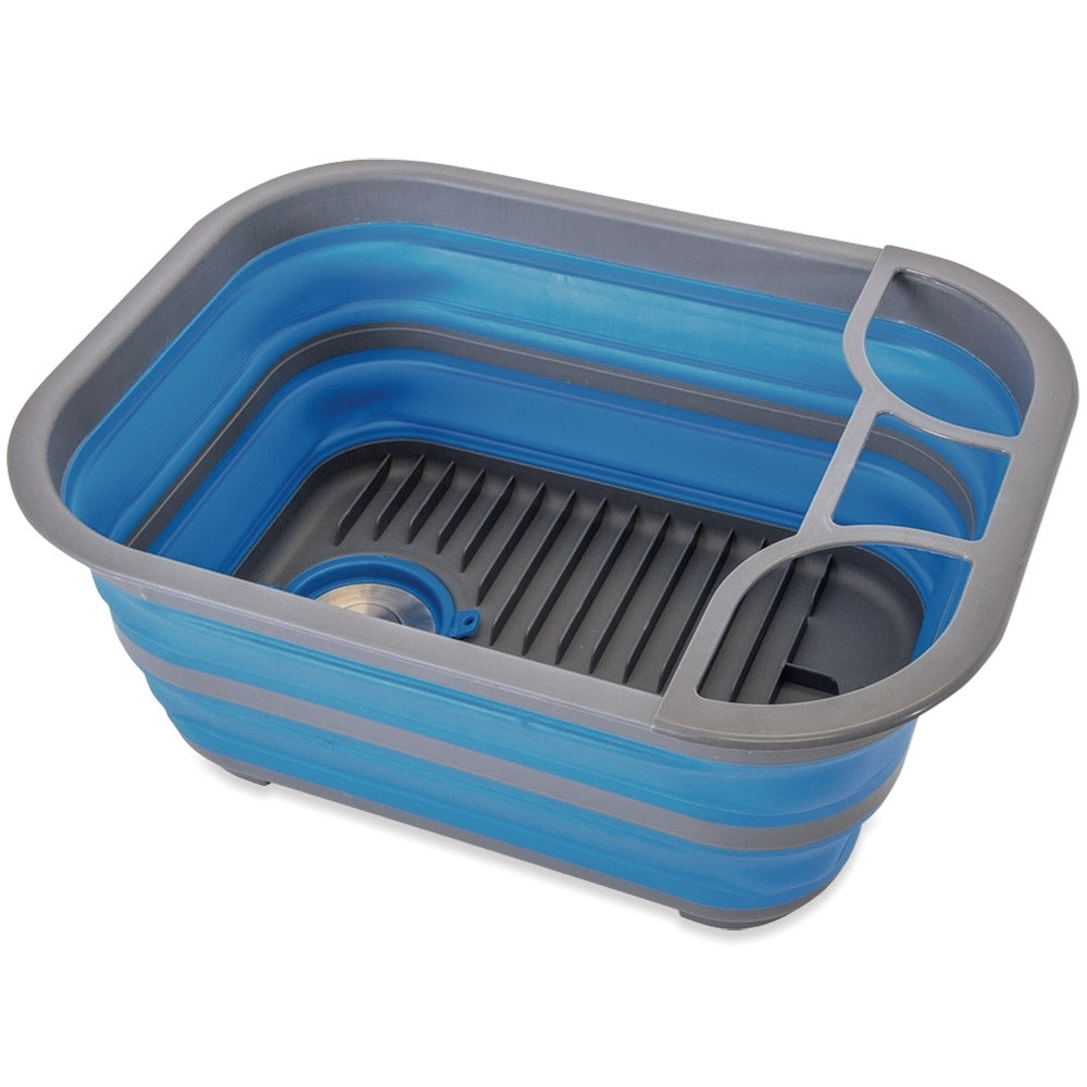 POPUP DISH TRAY & TUB BLUE