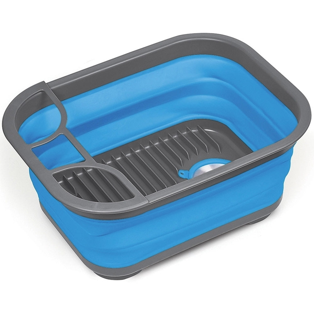 POPUP DISH TRAY & TUB BLUE