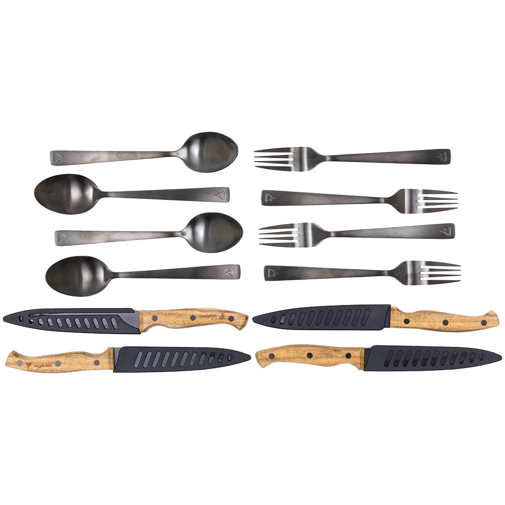 CAMPFIRE PREMIUM CUTLERY SET 12 PIECE
