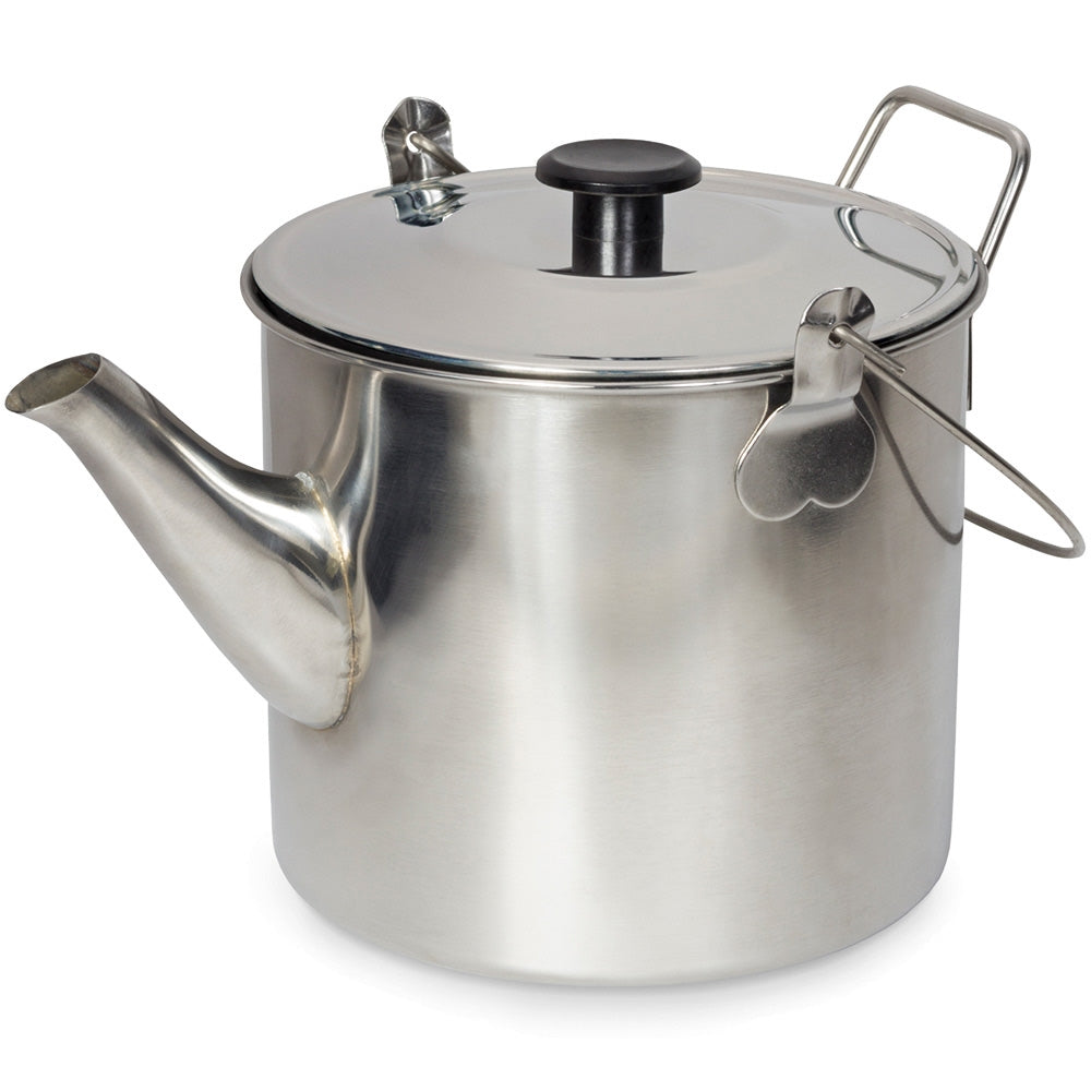 CAMPFIRE BILLY TEAPOT STAINLESS STEEL 1.8L