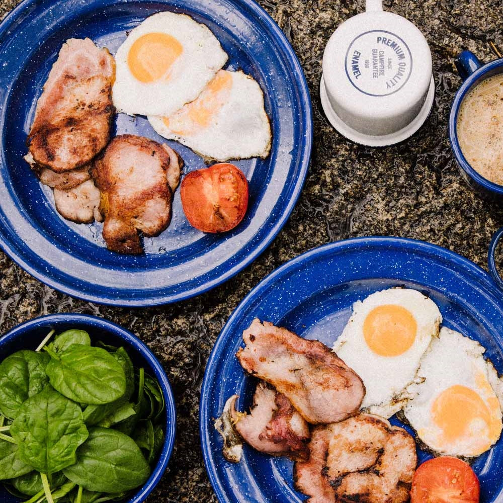 CAMPFIRE 27CM ENAMEL FLAT PLATE