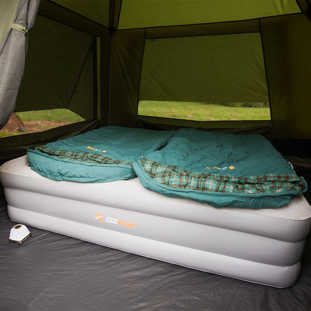 OZTRAIL DUOCOMFORT QUEEN DOUBLE HIGH AIR BED