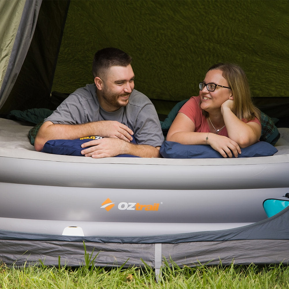 OZTRAIL DUOCOMFORT QUEEN DOUBLE HIGH AIR BED