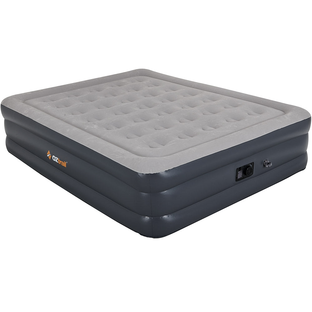 OZTRAIL DUOCOMFORT QUEEN 12V/240V AIRBED