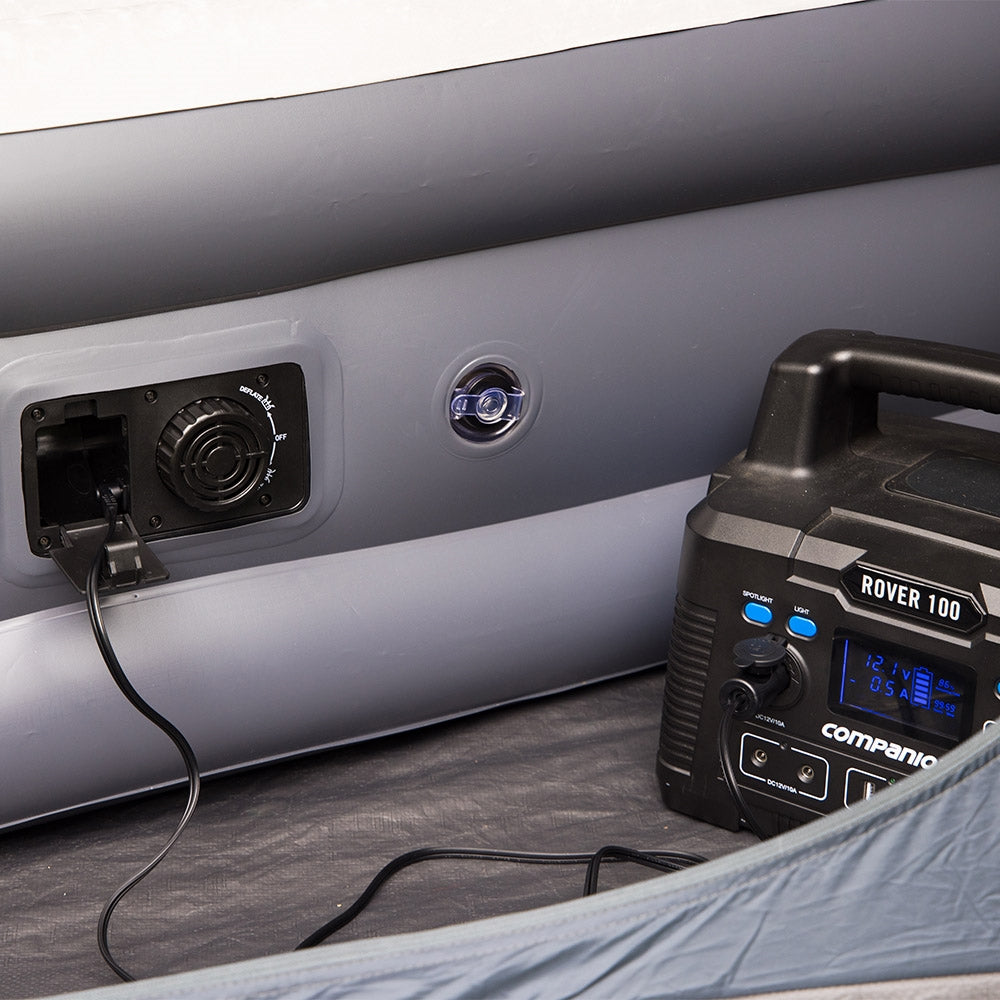 OZTRAIL DUOCOMFORT QUEEN 12V/240V AIRBED