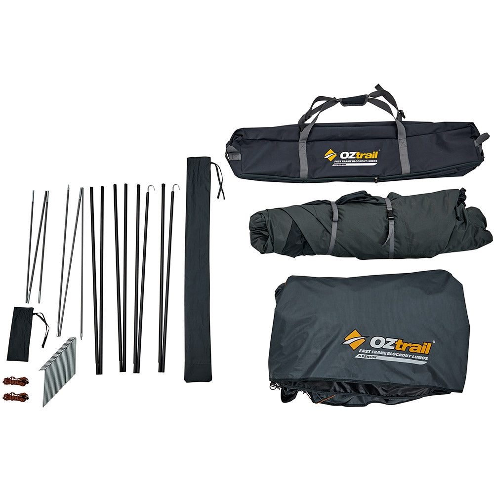 OZTRAIL FAST FRAME BLOCKOUT LUMOS TENT 6 PERSON