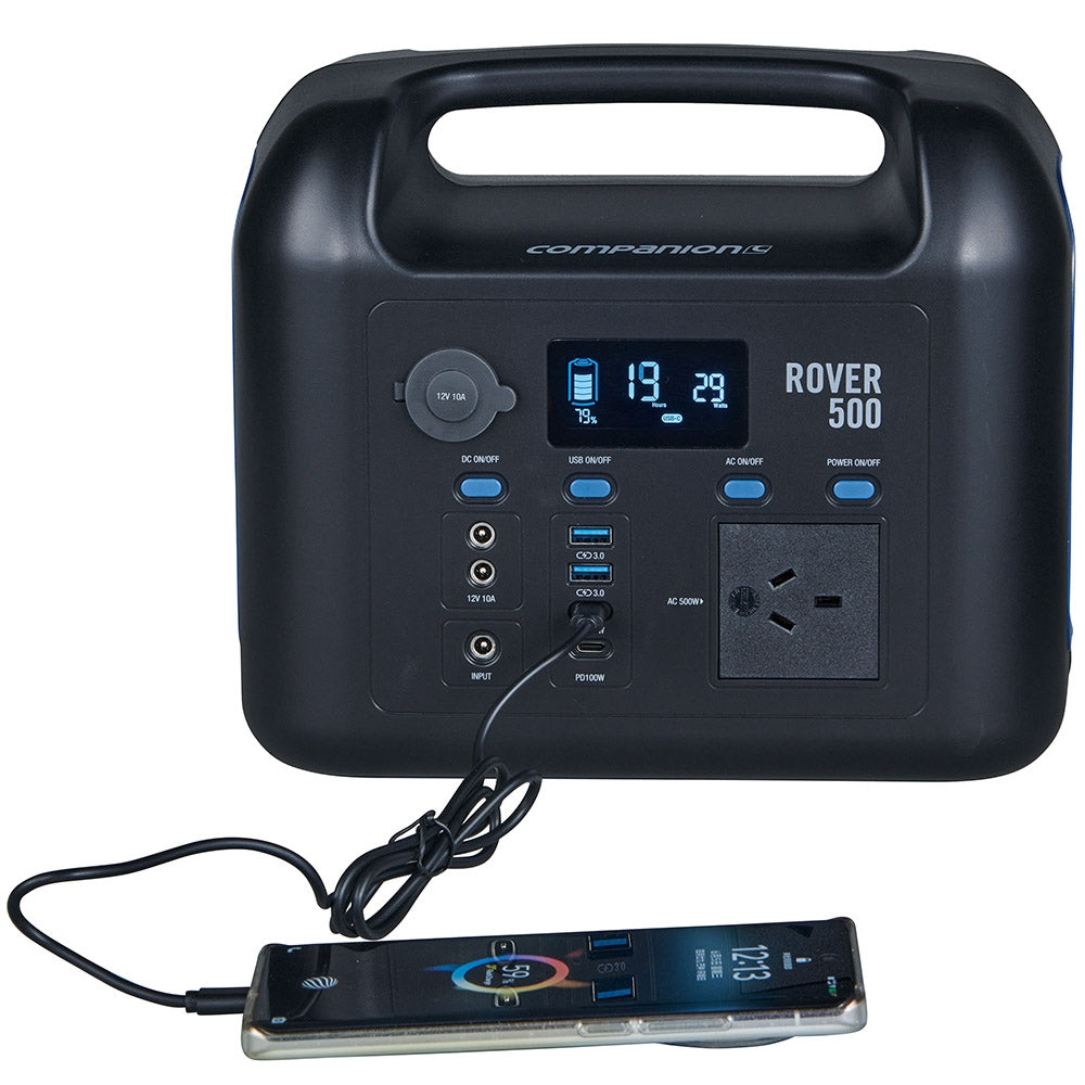 COMPANION ROVER 500 LITHIUM ION POWER STATION