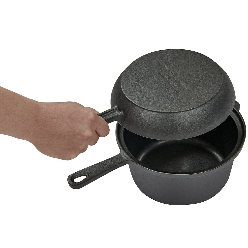 CAMPFIRE SAUCEPAN WITH SKILLET LID