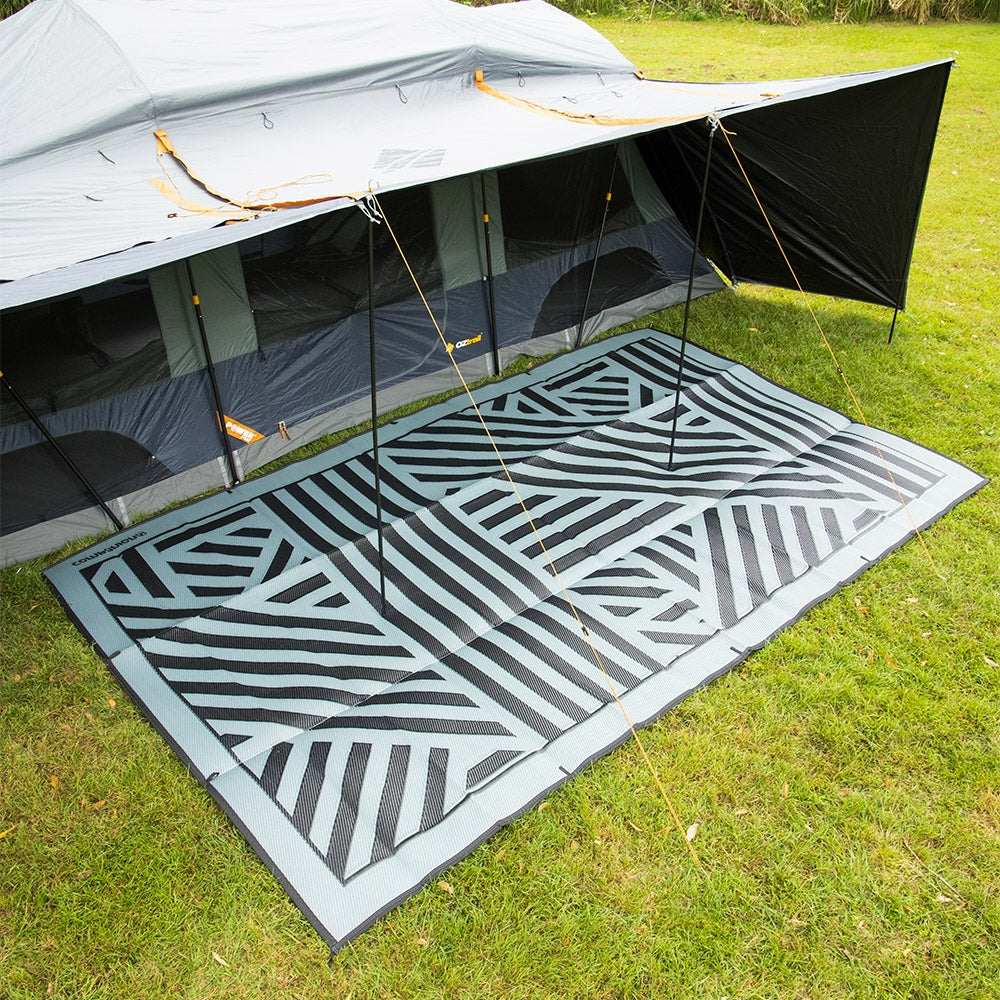 COMPANION RECYCLED GROUND MAT 5X2.4M BLACK & GREY