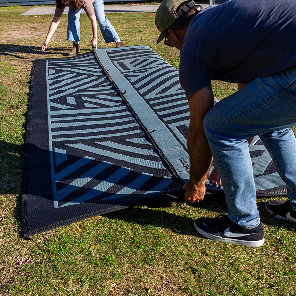 COMPANION RECYCLED GROUND MAT 5X2.4M BLACK & GREY