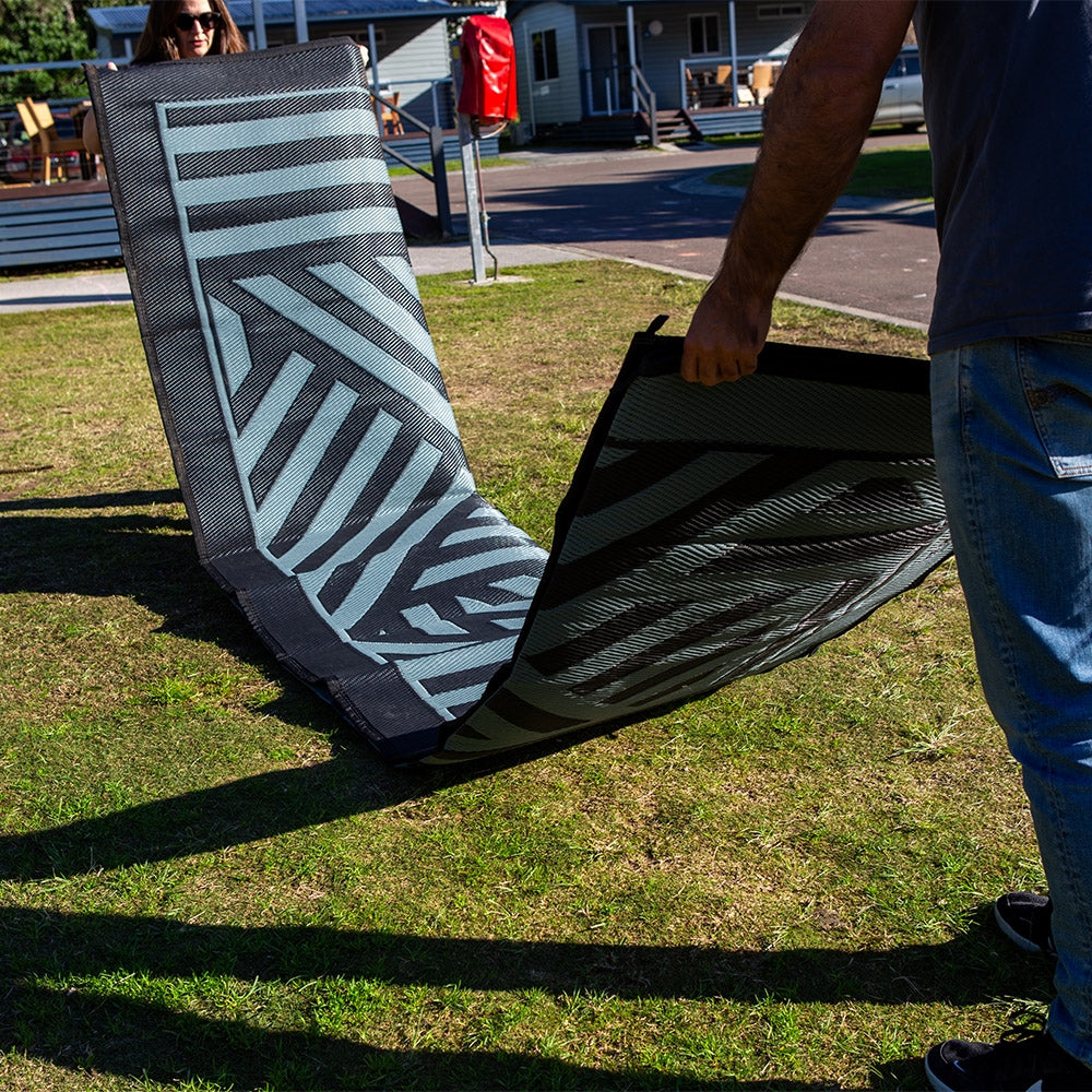 COMPANION RECYCLED GROUND MAT 5X2.4M BLACK & GREY