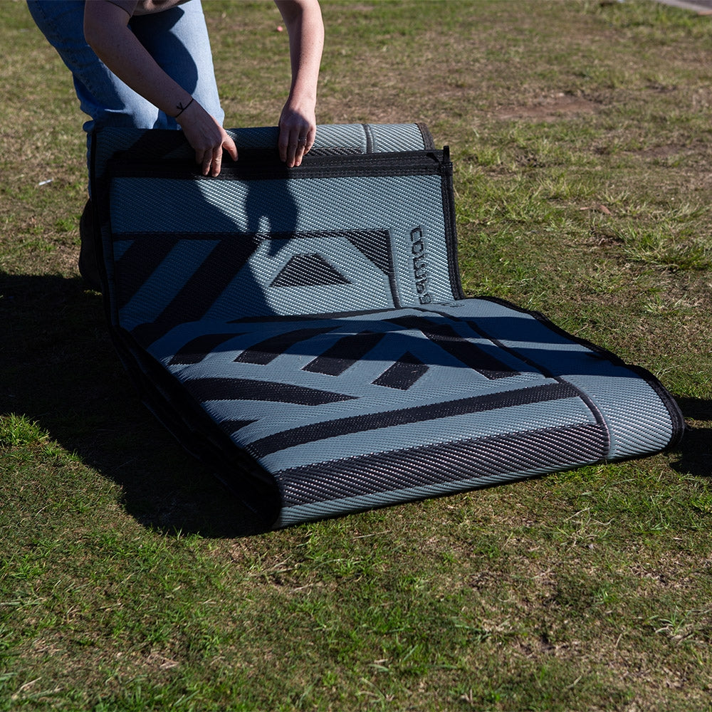 COMPANION RECYCLED GROUND MAT 5X2.4M BLACK & GREY