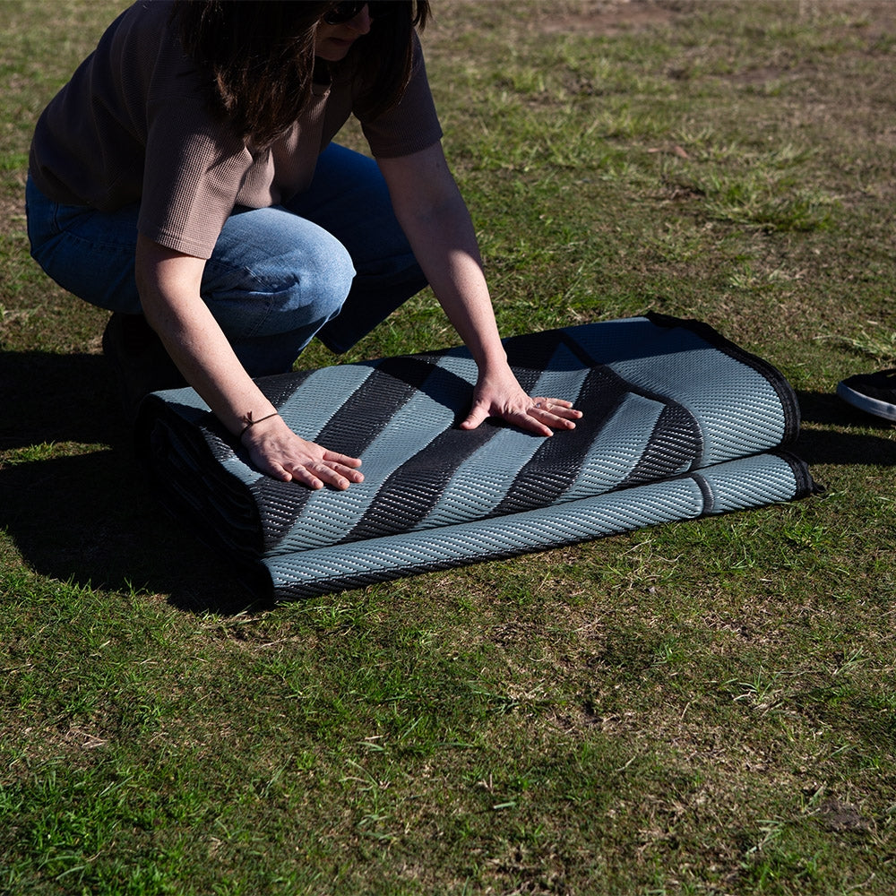 COMPANION RECYCLED GROUND MAT 5X2.4M BLACK & GREY