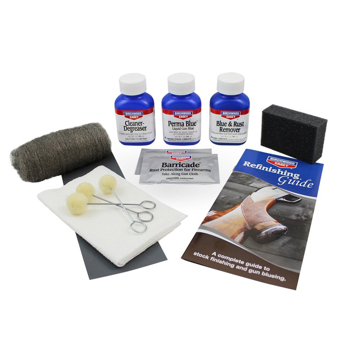 BIRCHWOOD CASEY - COMPLETE PERMA BLUE LIQUID GUN BLUE KIT