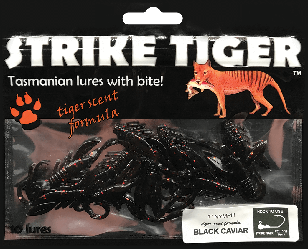 STRIKE TIGER 1" NYMPH SOFT PLASTIC LURE