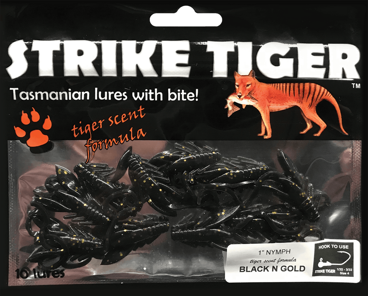 STRIKE TIGER 1" NYMPH SOFT PLASTIC LURE