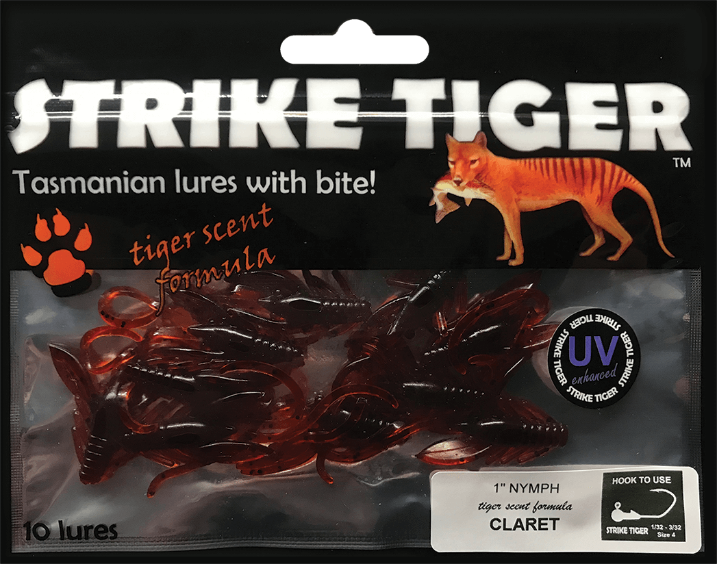 STRIKE TIGER 1" NYMPH SOFT PLASTIC LURE