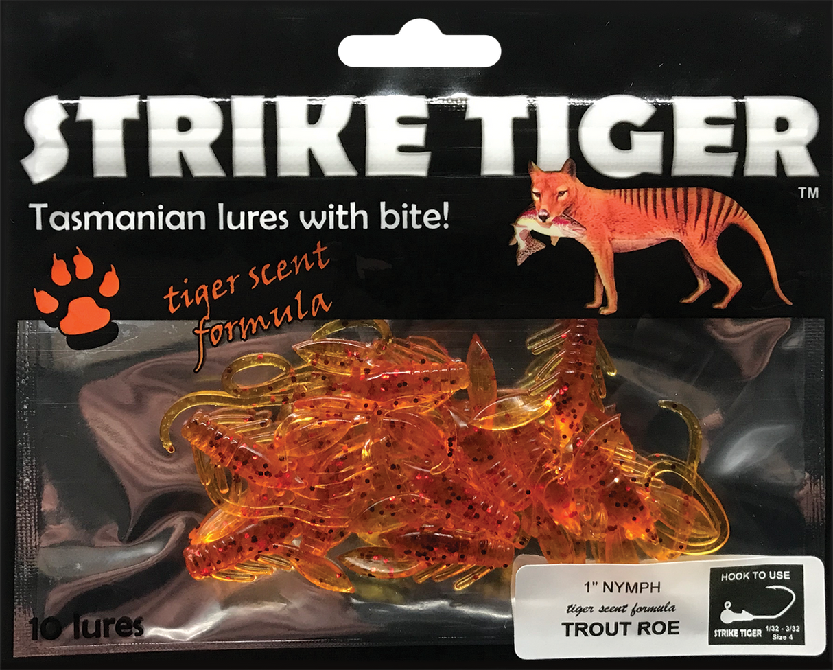 STRIKE TIGER 1" NYMPH SOFT PLASTIC LURE