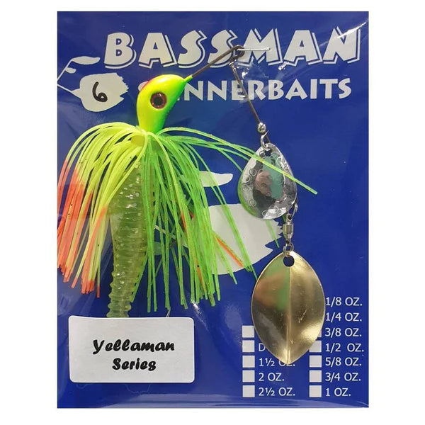 BASSMAN YELLAMAN SPINNERBAITS