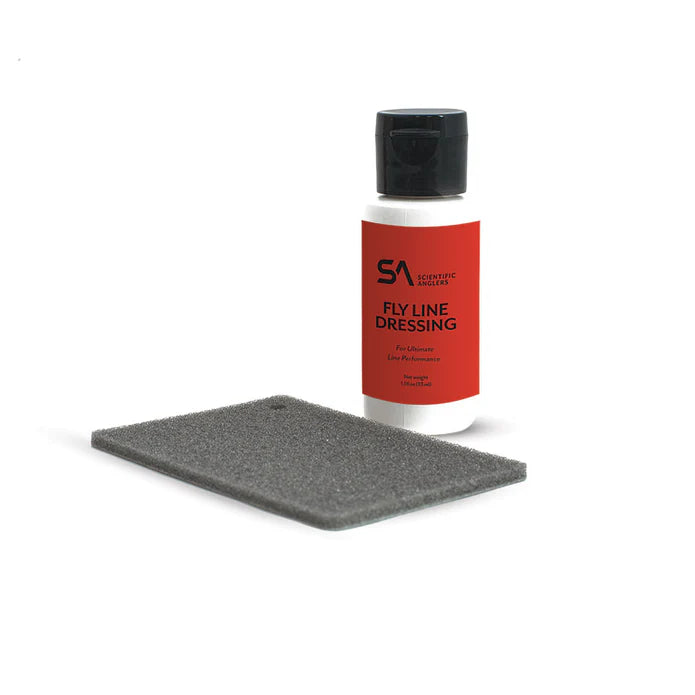 SCIENTIFIC ANGLERS FLY LINE DRESSING W/ FLY LINE CLEANING PAD
