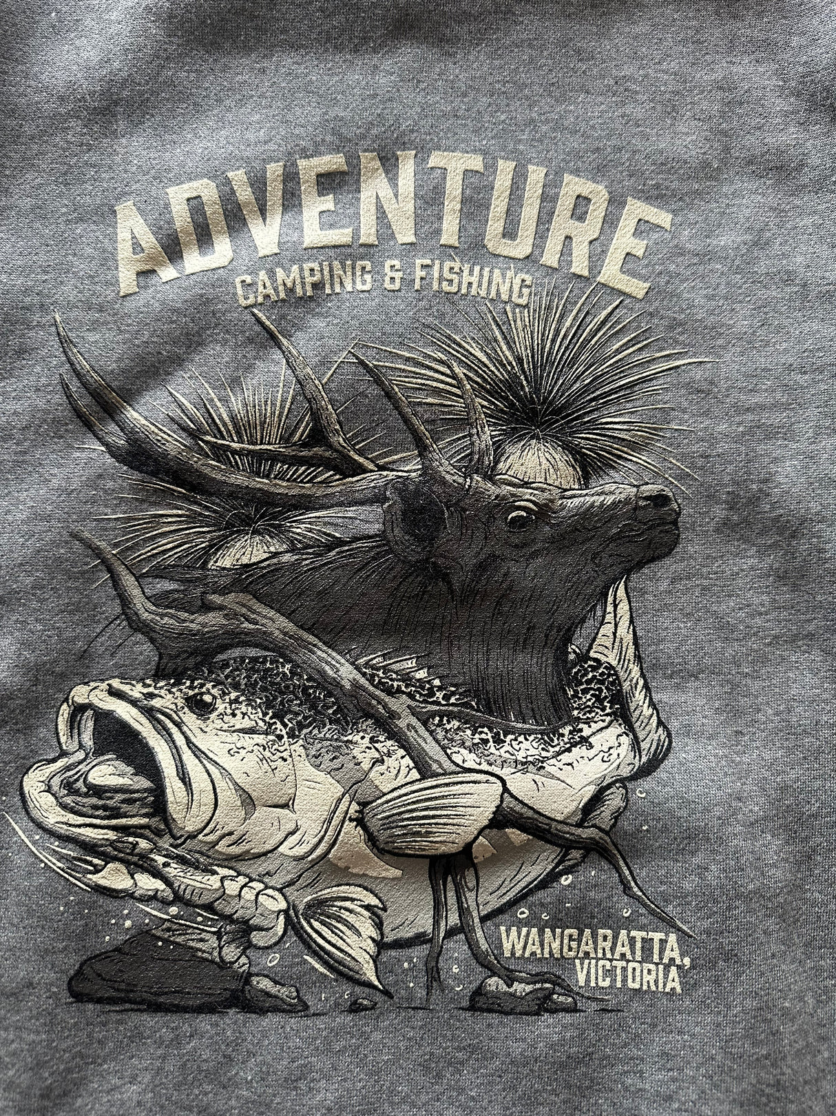 ACFF HOODY KIDS CHARCOAL MARLE