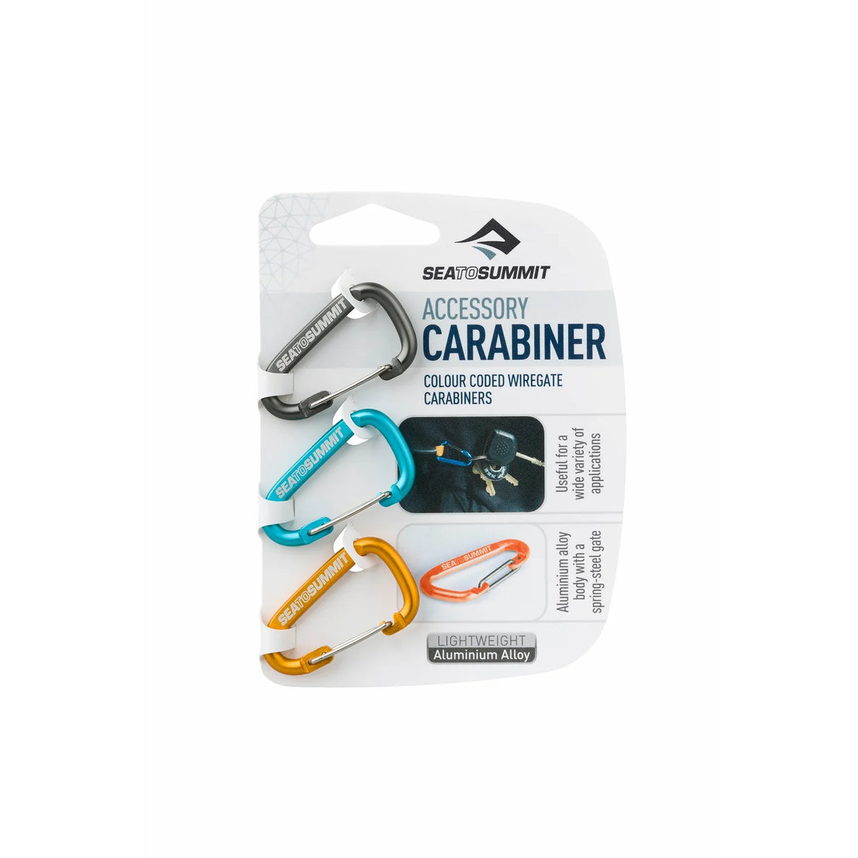 SEA TO SUMMIT ACCESSORY CARABINER 3 PACK