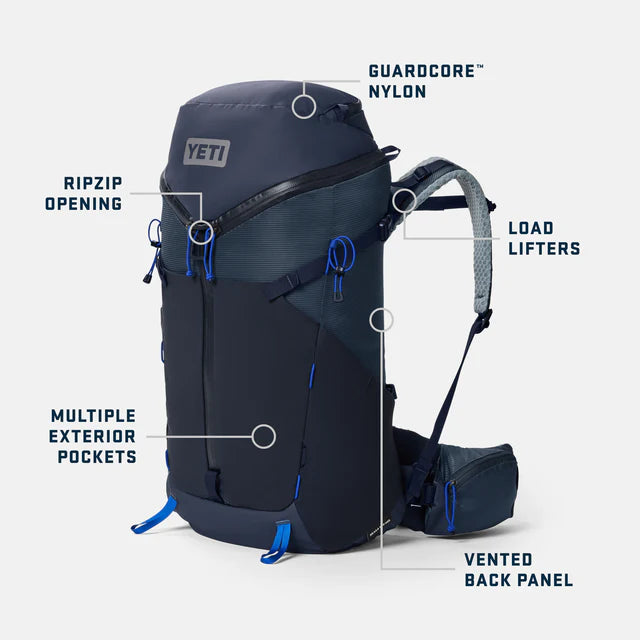 YETI SKALA 40L WOMENS HIKING PACK RIDGELINE XS/S