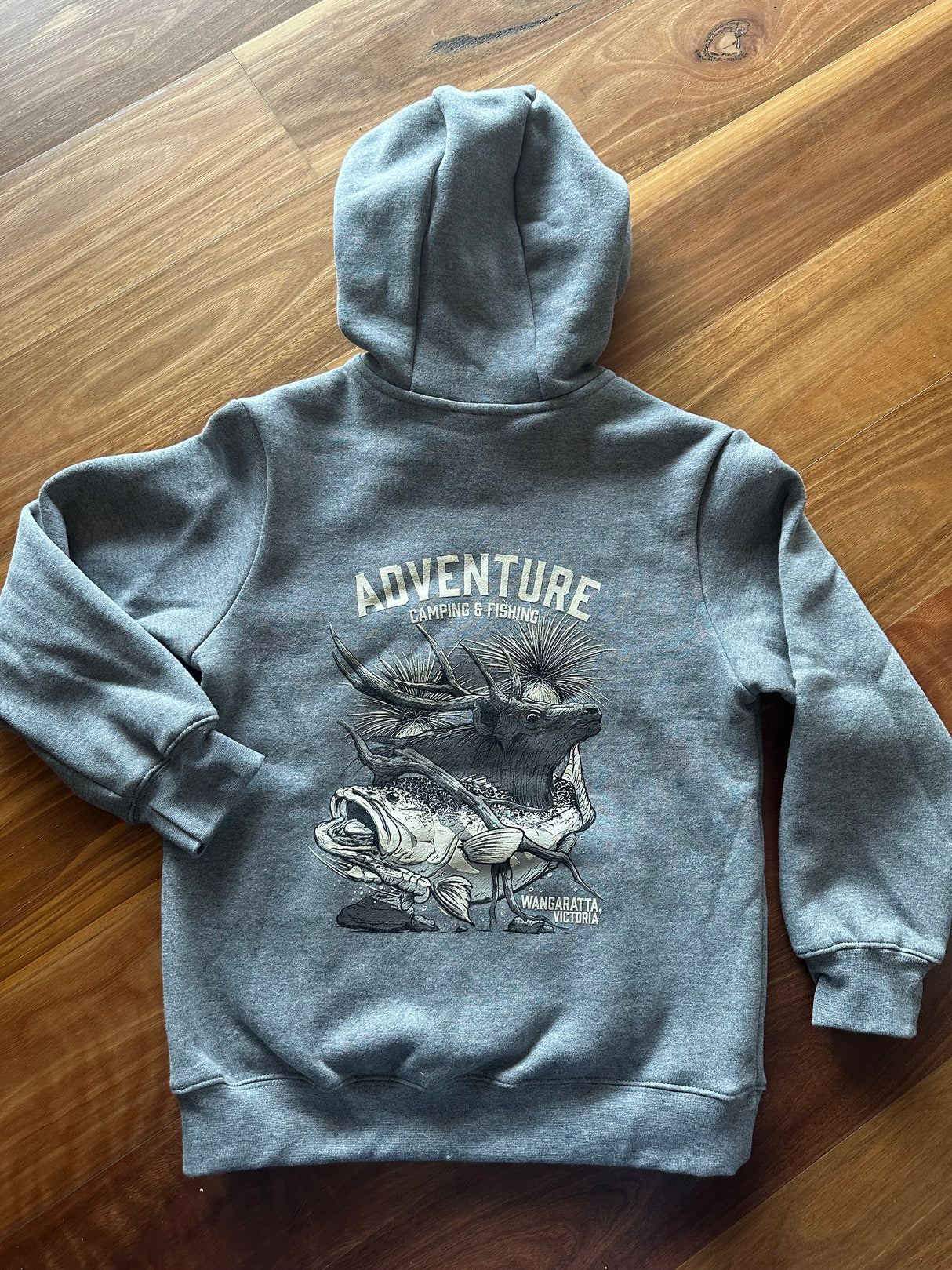 ACFF HOODY KIDS CHARCOAL MARLE