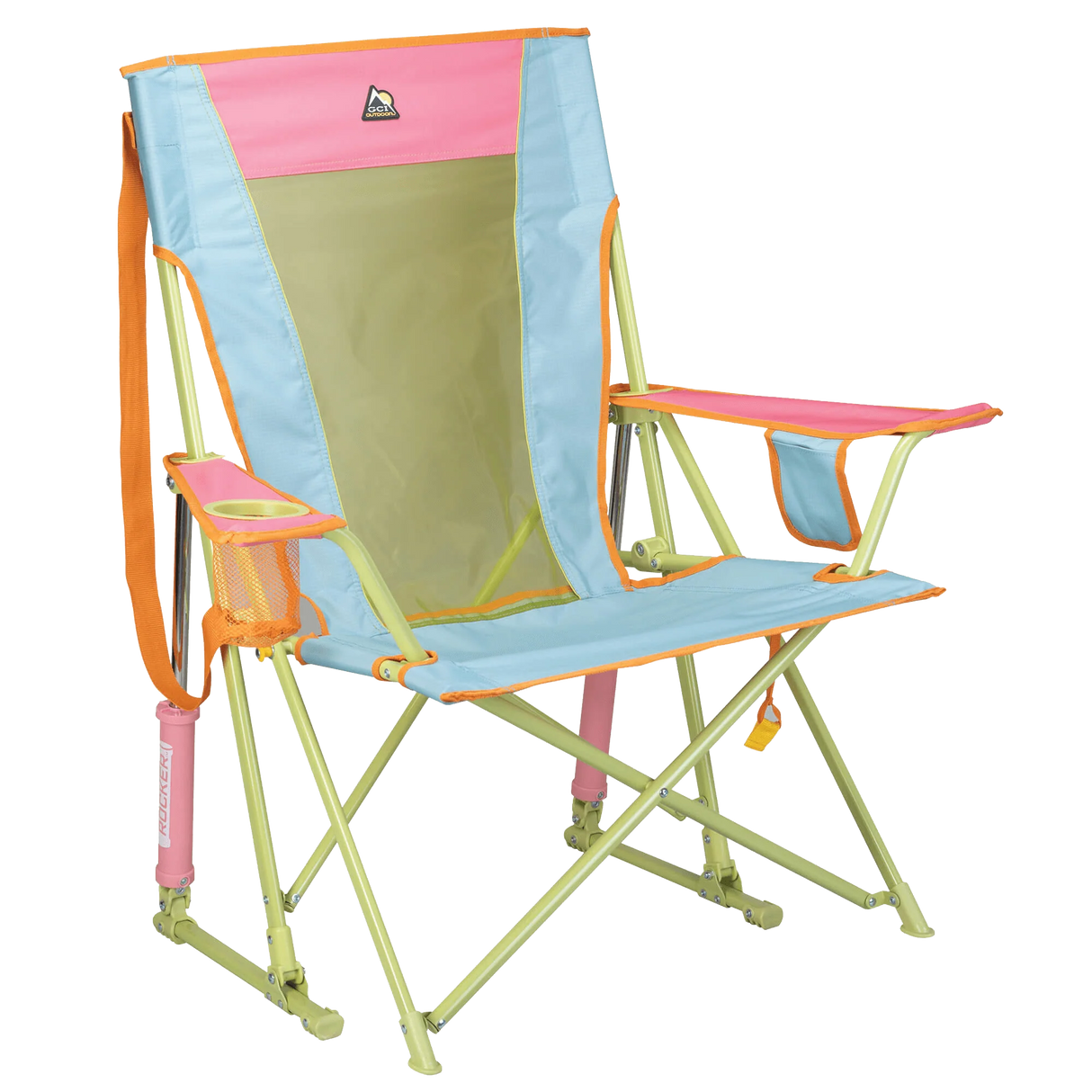 GCI OUTDOOR COMFORT PRO ROCKER CAMPING CHAIR PORTABLE FOLDING ROCKING CHAIR