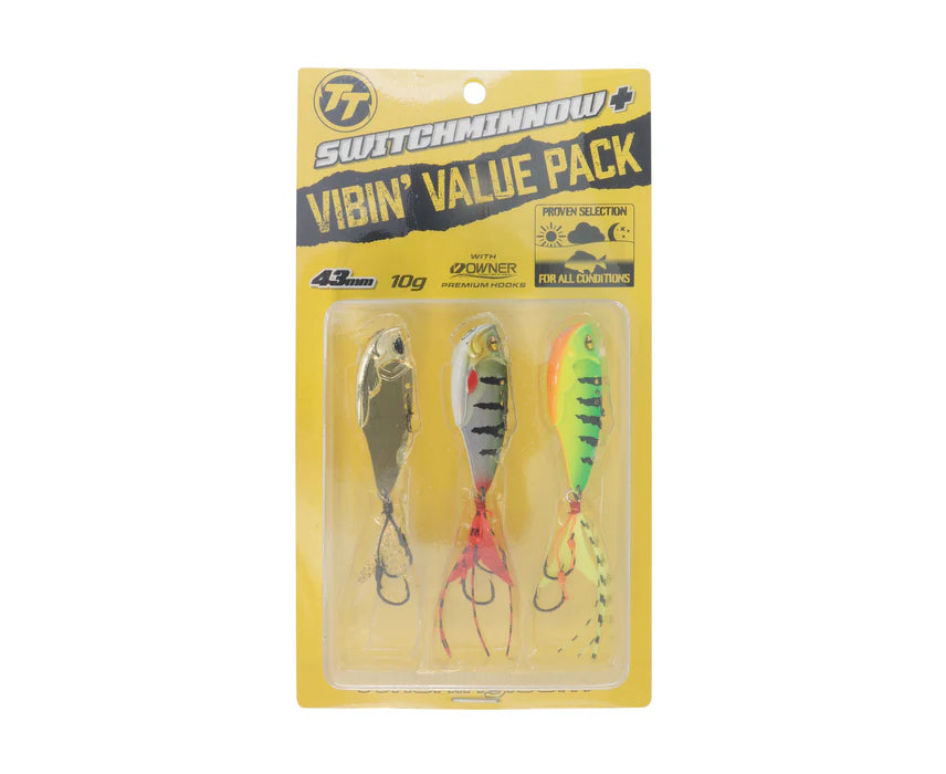 TACKLE TACTICS SWITCHMINNOW + VALUE PACK 43MM