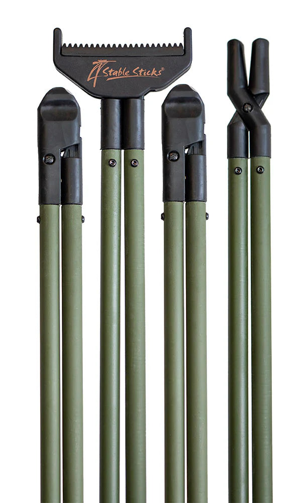 STABLE STICKS BUSH ESSENTIAL GREEN SHOOTING STICKS