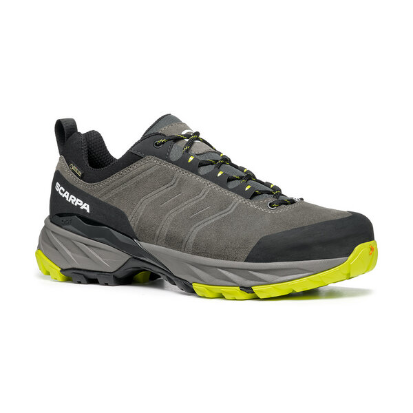 SCARPA RUSH TRAIL GTX MEN'S HIKING SHOES TITANIUM-LIME
