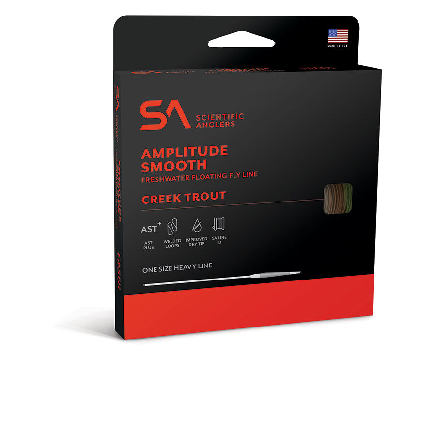SCIENTIFIC ANGLERS AMPLITUDE SMOOTH CREEK TROUT - MOSS/LEATHER/WILLOW