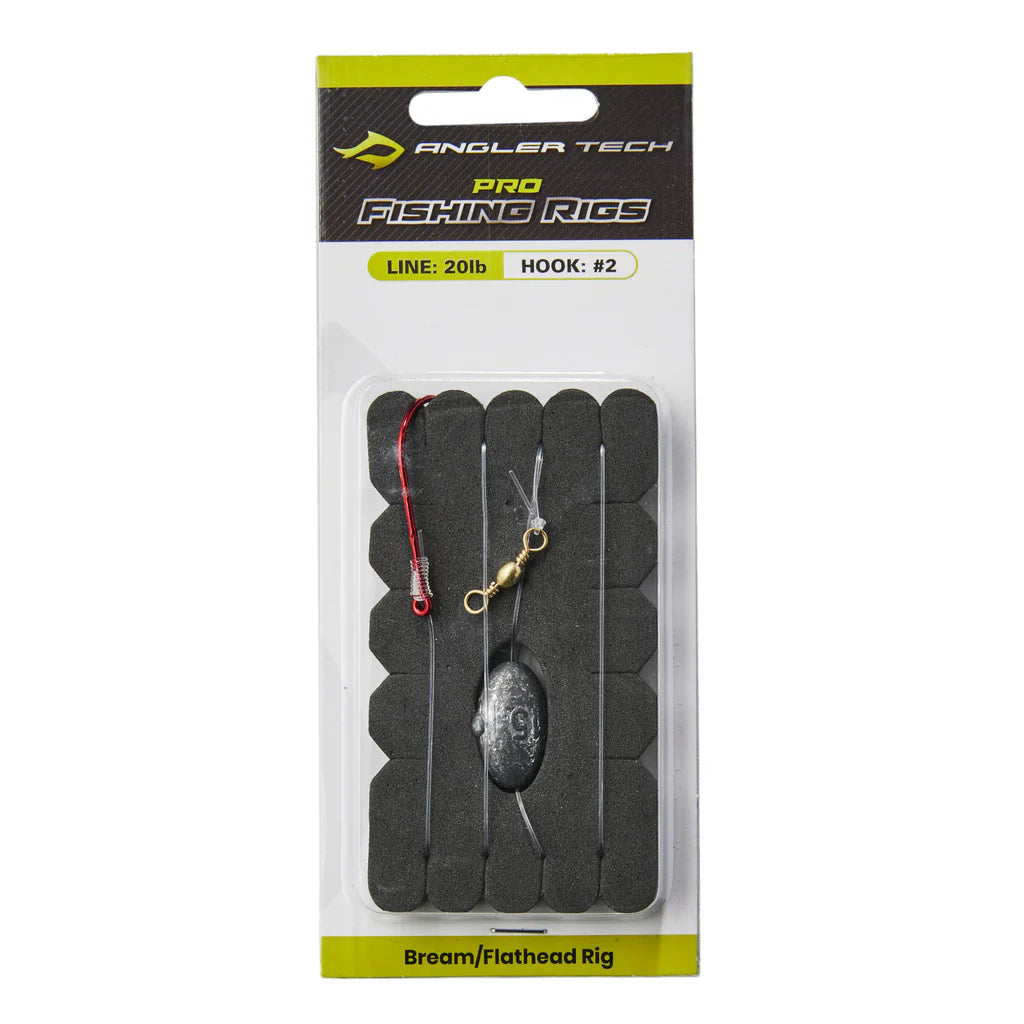 ANGLER TECH PRO FISHING RIGS - BREAM/FLATHEAD RIG #2 20LB