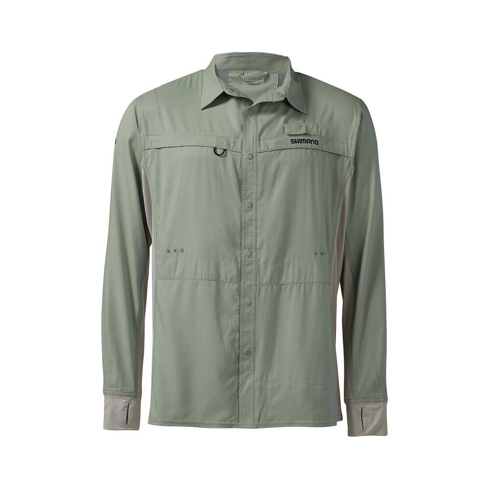 SHIMANO PRO STRETCH VENTED SEAFOAM ADULT SHIRT