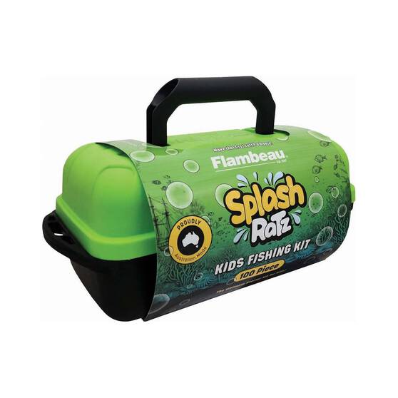 FLAMBEAU SPLASH RATZ 100PCE KIDS TACKLE KIT