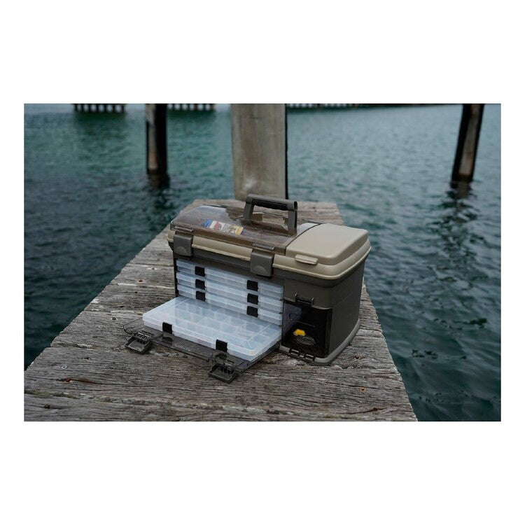PLANO GUIDE SERIES 7771 RACK SYSTEM PRO TACKLE BOX GRAPHITE