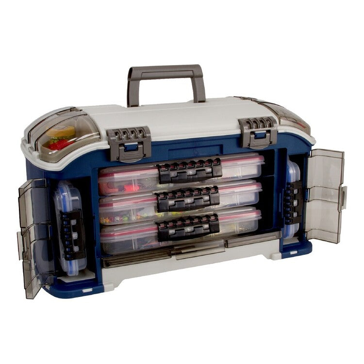 PLANO 797 ANGLED TACKLE STORAGE SYSTEM - 3 TRAY FISHING TACKLE BOX
