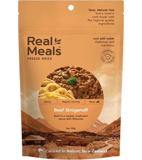 REAL MEALS BEEF STROGANOFF 110G