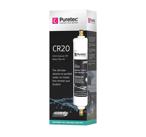 PURETEC CR20 CARAVAN INLINE WATER FILTER
