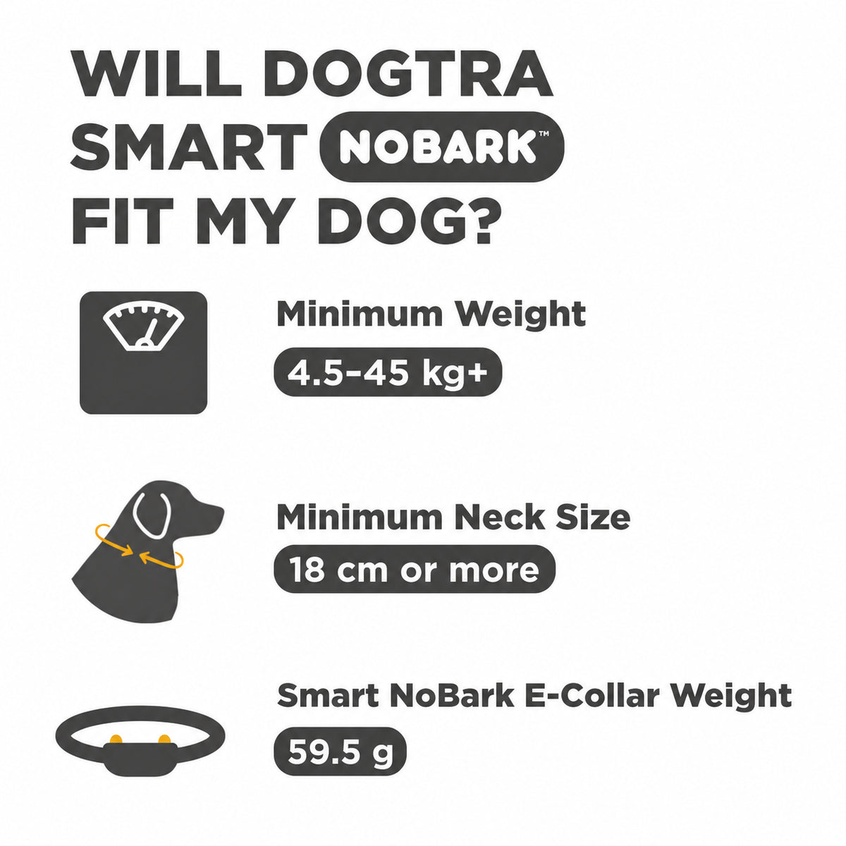 DOGTRA SMART NOBARK CONTROL COLLAR